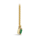 170 Vault Emerald and Diamond Pendant in 18ct Yellow Gold