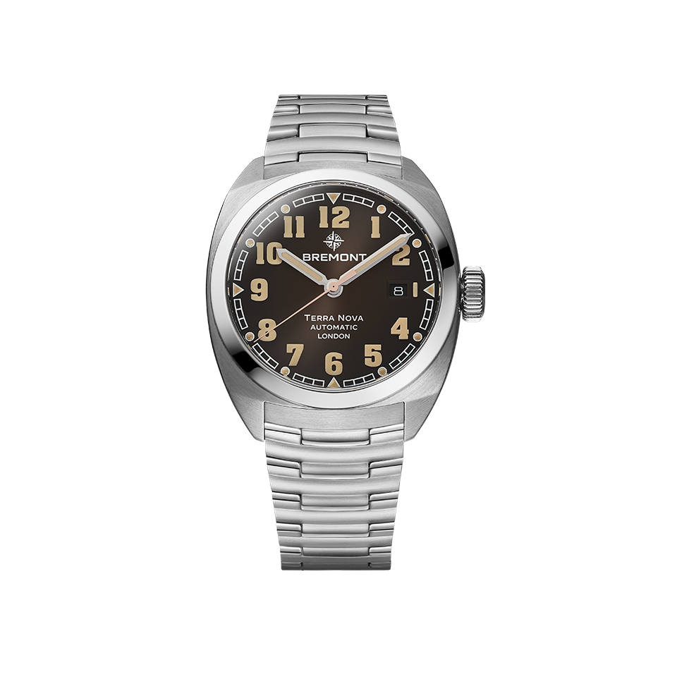 Bremont Terra Nova Automatic 40.50mm Watch TN40-DT-SS-BK-B