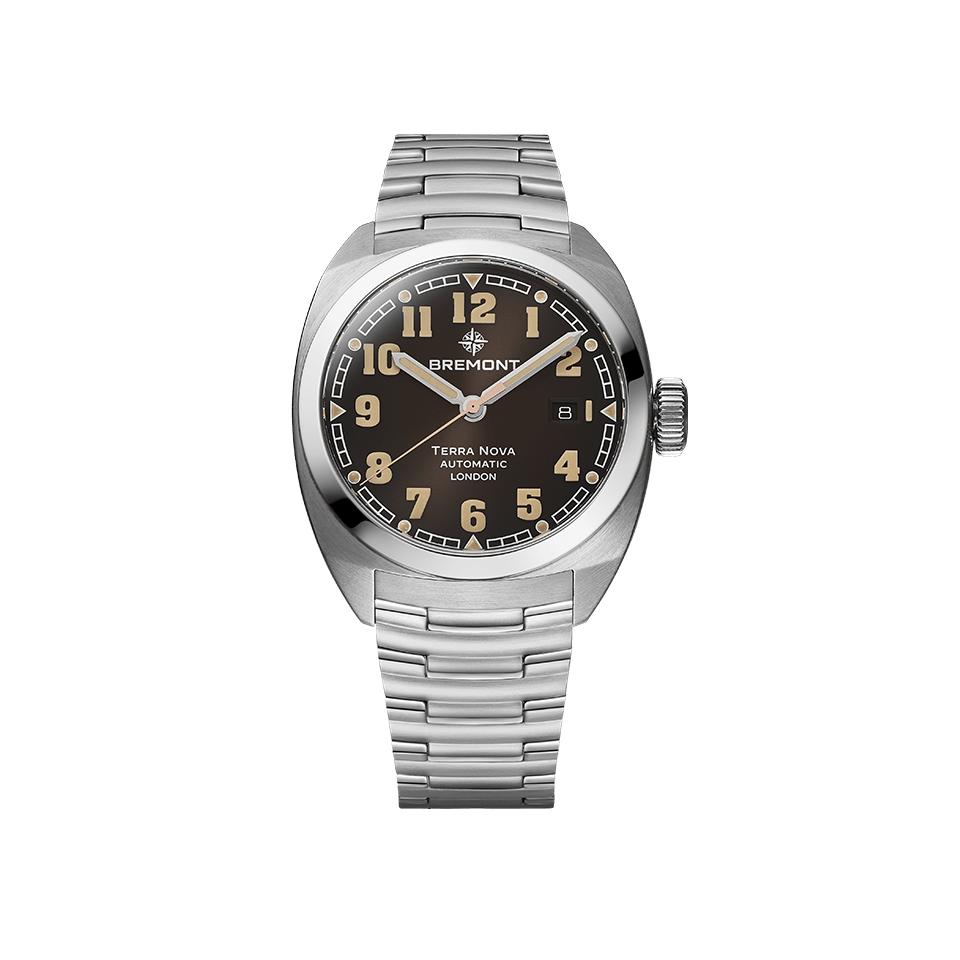 Bremont Terra Nova Automatic 40.50mm Watch TN40-DT-SS-BK-B