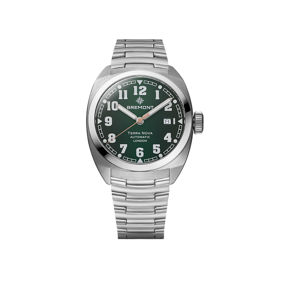 Bremont Terra Nova Automatic 40.50mm Watch TN40-DT-SS-GN-B