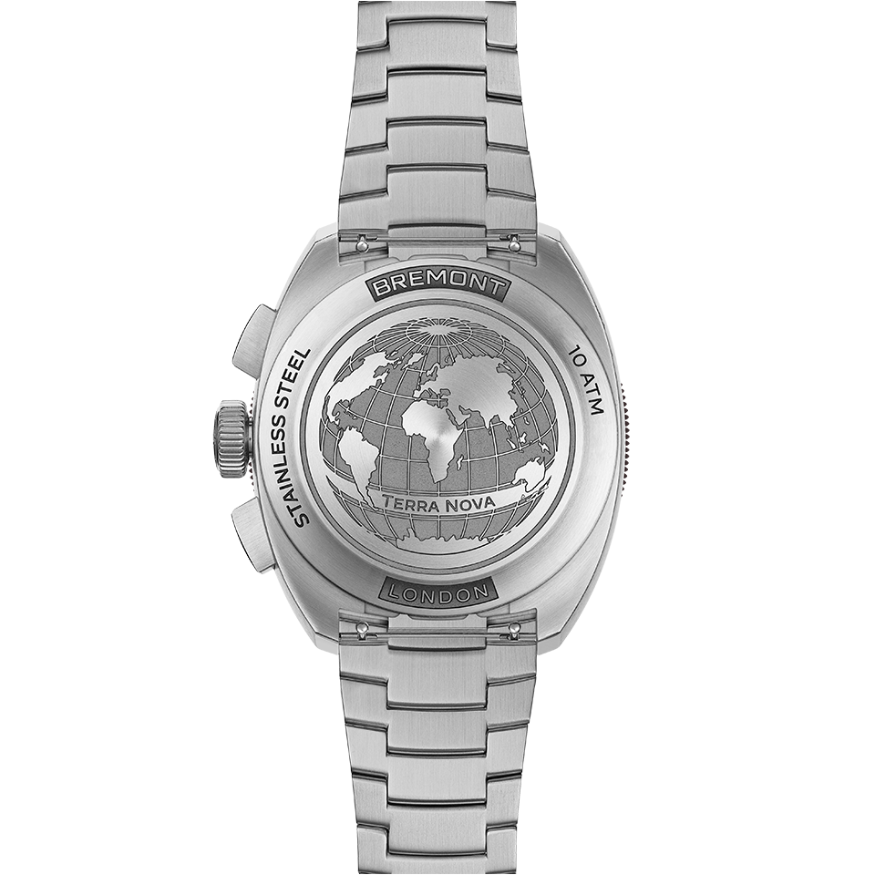 Bremont Terra Nova Automatic Chronograph 42.50mm Watch TN42-CHR-SS-BK-B