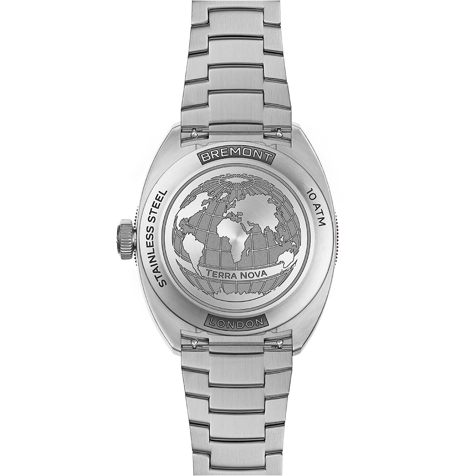 Bremont Terra Nova Automatic Power Reserve 40.50mm Watch TN40-PWR-SS-BK-B