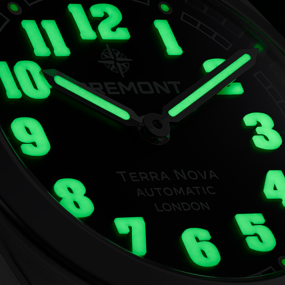 Bremont Terra Nova Automatic 38mm Watch TN38-ND-SS-BK-B