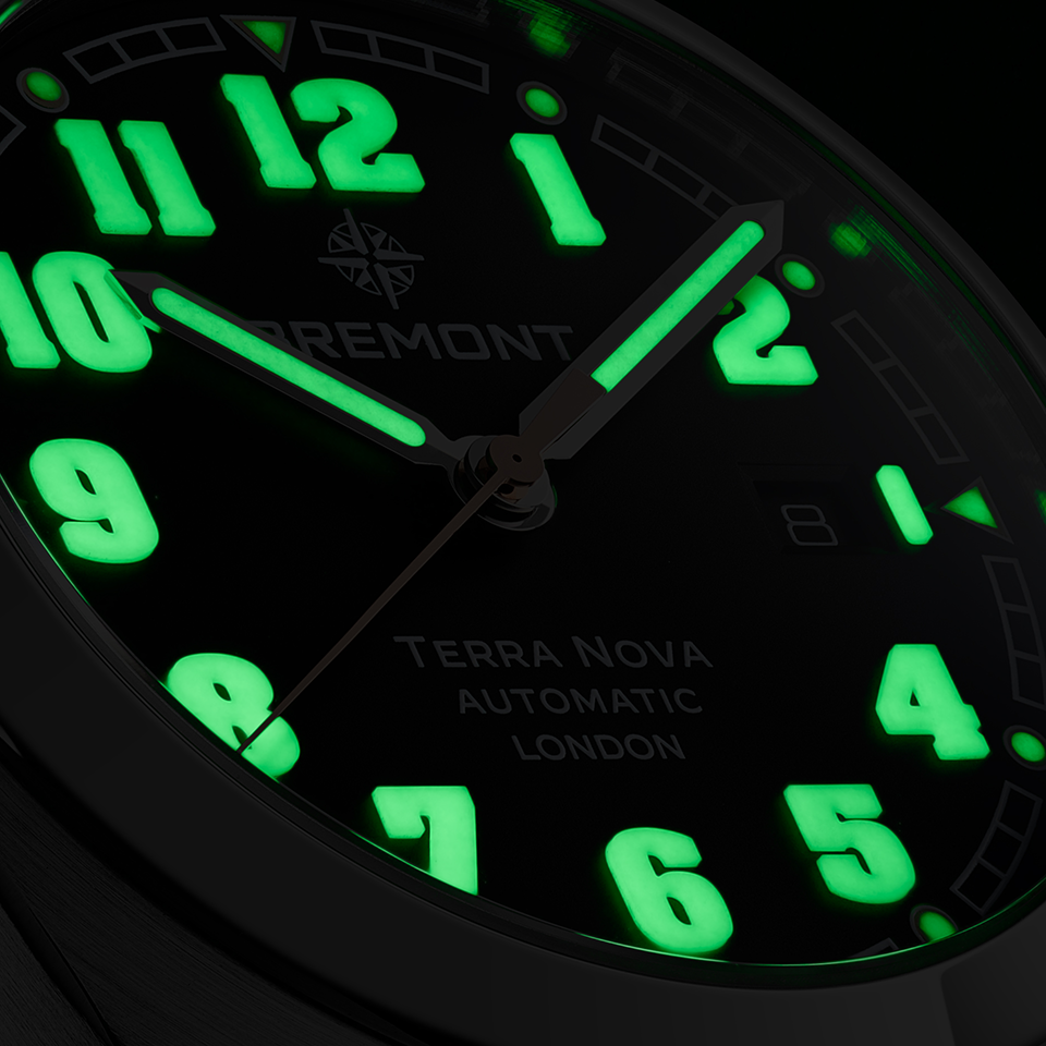 Bremont Terra Nova Automatic 40.50mm Watch TN40-DT-SS-BK-B