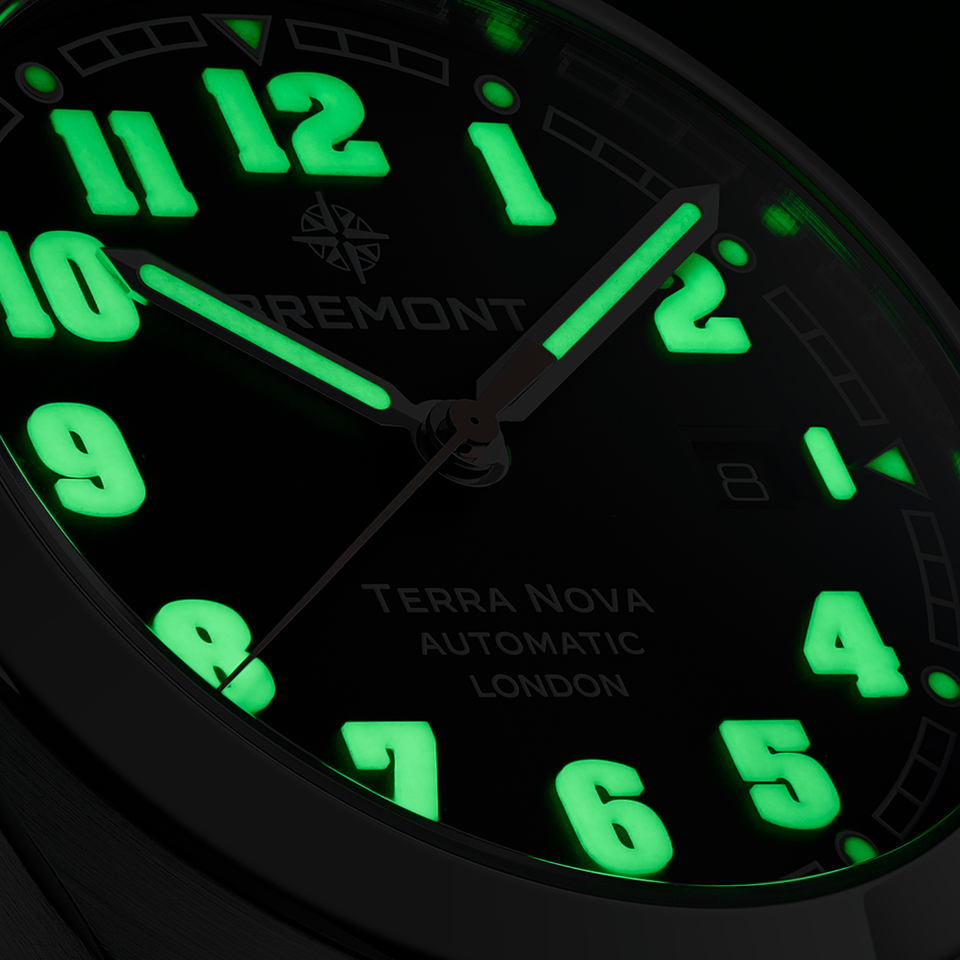 Bremont Terra Nova Automatic 40.50mm Watch TN40-DT-SS-BK-B