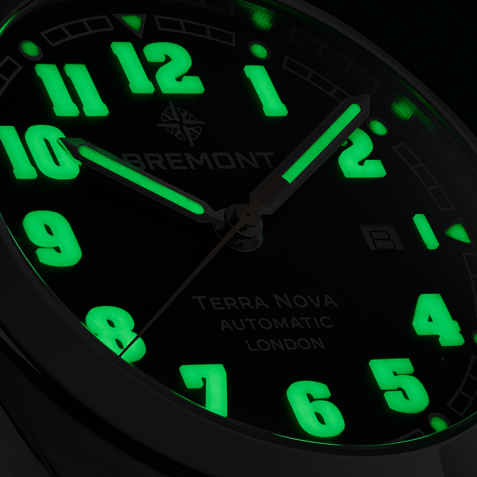 Bremont Terra Nova Automatic 40.50mm Watch TN40-DT-SS-GN-B