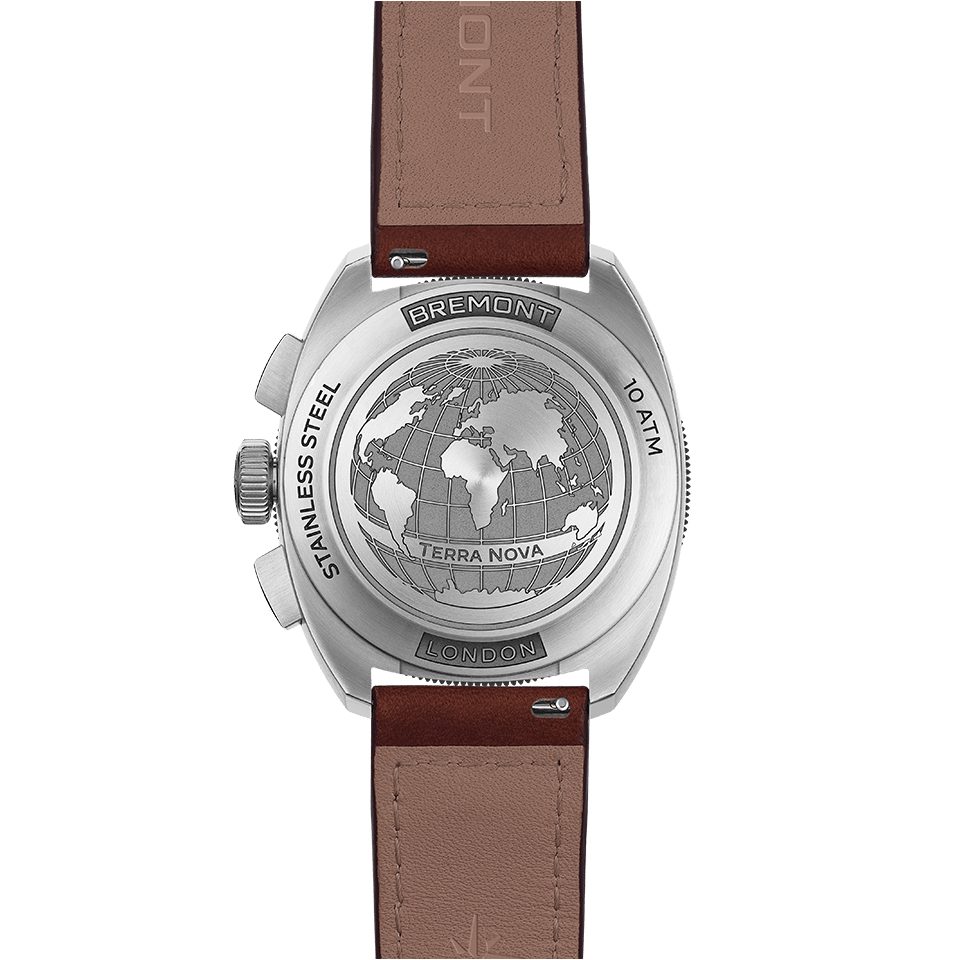 Bremont Terra Nova Automatic Chronograph 42.50mm Watch TN42-CHR-SS-BK-L-S