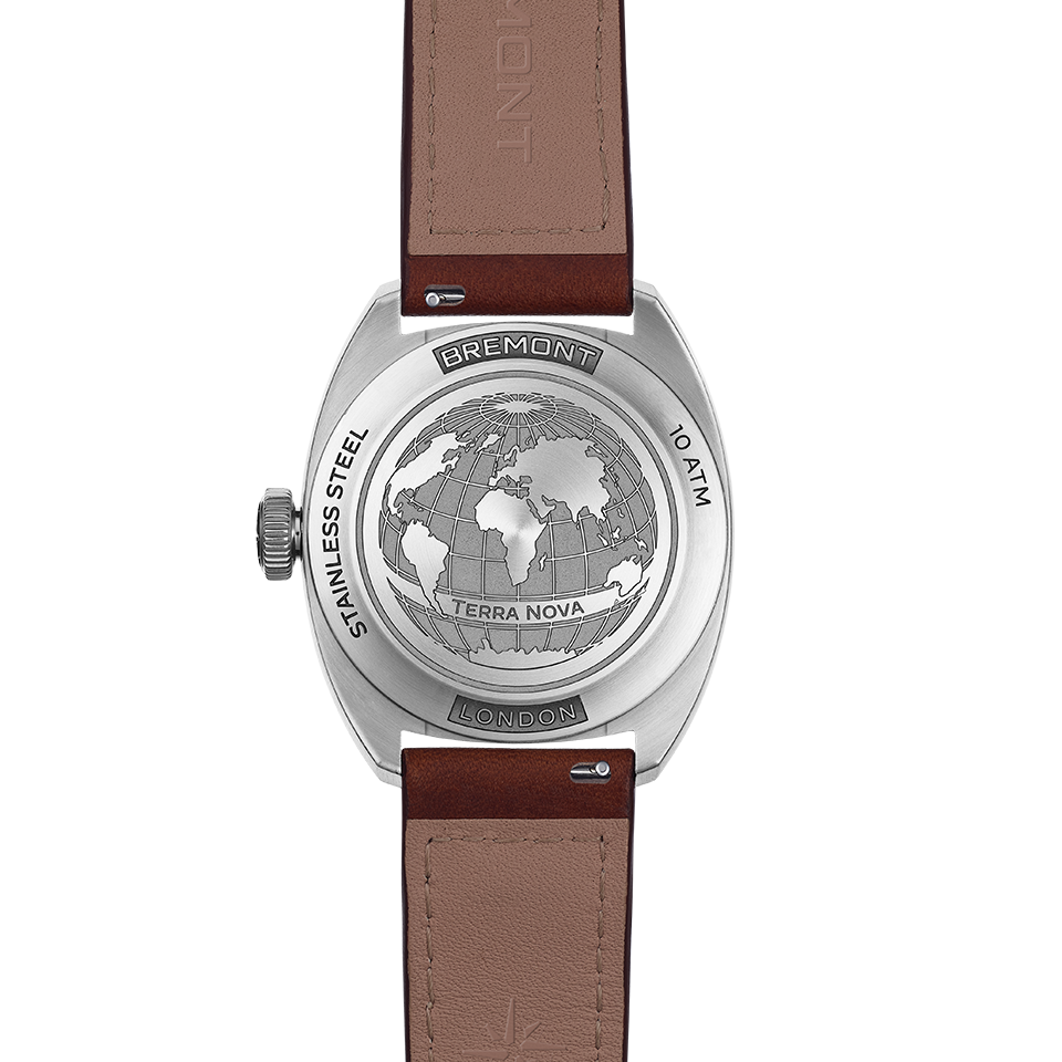 Bremont Terra Nova Automatic 38mm Watch TN38-ND-SS-BK-L-S