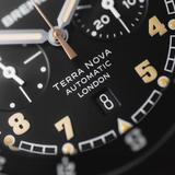 Bremont Terra Nova Automatic Chronograph 42.50mm Watch TN42-CHR-SS-BK-L-S