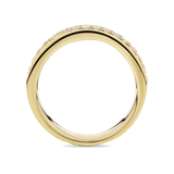 Hardy Brothers Jewellers | Baguette Statement Emerald and Diamond Ring in 18ct Yellow Gold