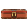 Wolf Ida Orange Travel Zip Jewellery Case 190045