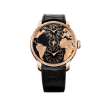 Jacob & Co. THE WORLD IS YOURS AUTOMATIC BLACK DUAL TIME ZONE 43MM