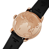 Jacob & Co. THE WORLD IS YOURS AUTOMATIC BLACK DUAL TIME ZONE 43MM