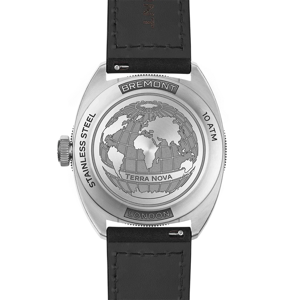 Bremont Terra Nova Automatic Power Reserve 40.50mm Watch TN40-PWR-SS-BK-L-S