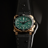 Bell & Ross BR-03 Automatic 42mm Watch BR0392-D-LT-BR/SRB