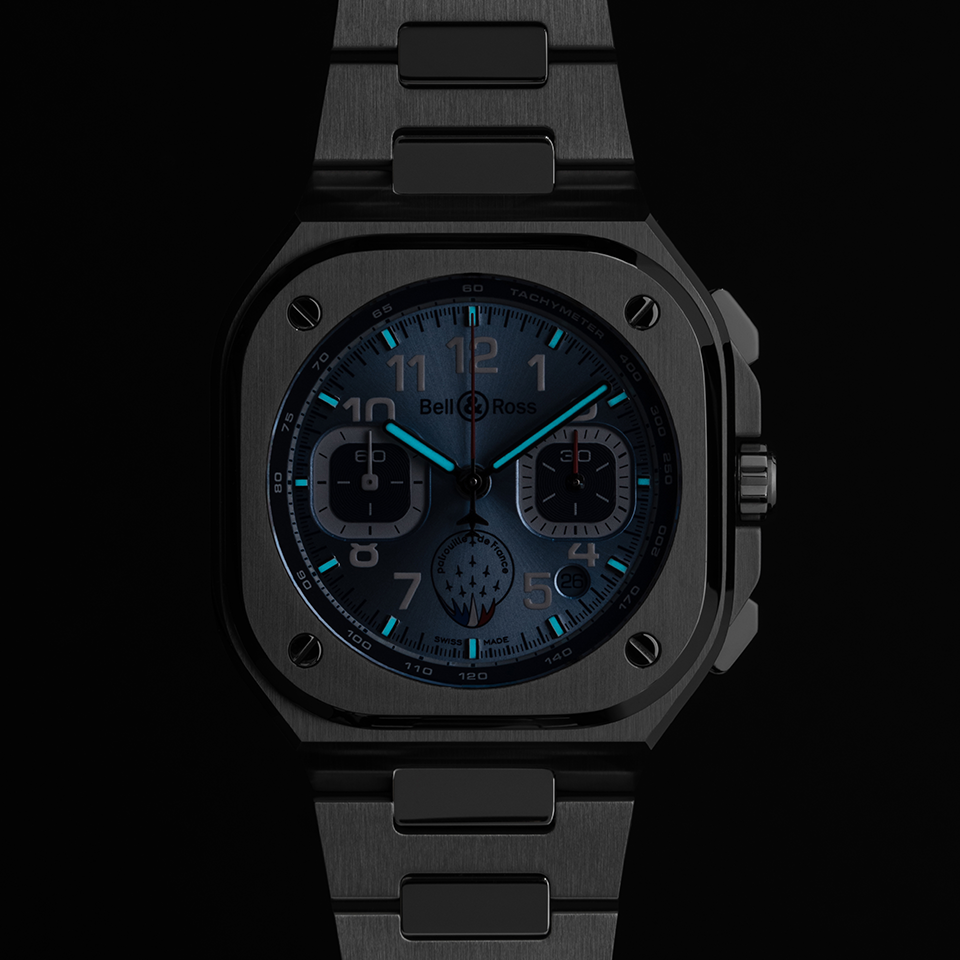 Bell & Ross BR-05 Automatic Chronograph 42mm Watch BR05C-PAF-ST/SST