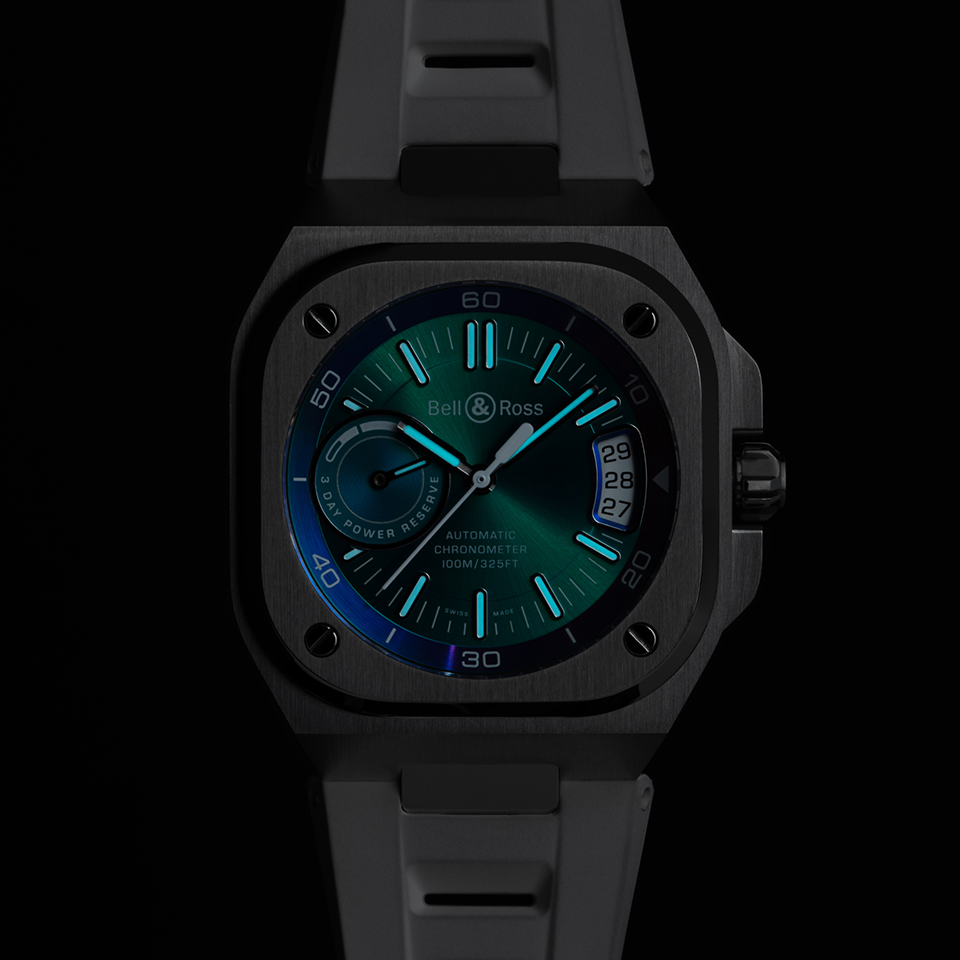 Bell & Ross BR-X5 Automatic Power Reserve 41mm Watch BRX5R-IRS-ST/SRB
