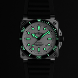 Bell & Ross BR-03 Automatic 42mm Watch BR03A-D-WH-ST/SRB