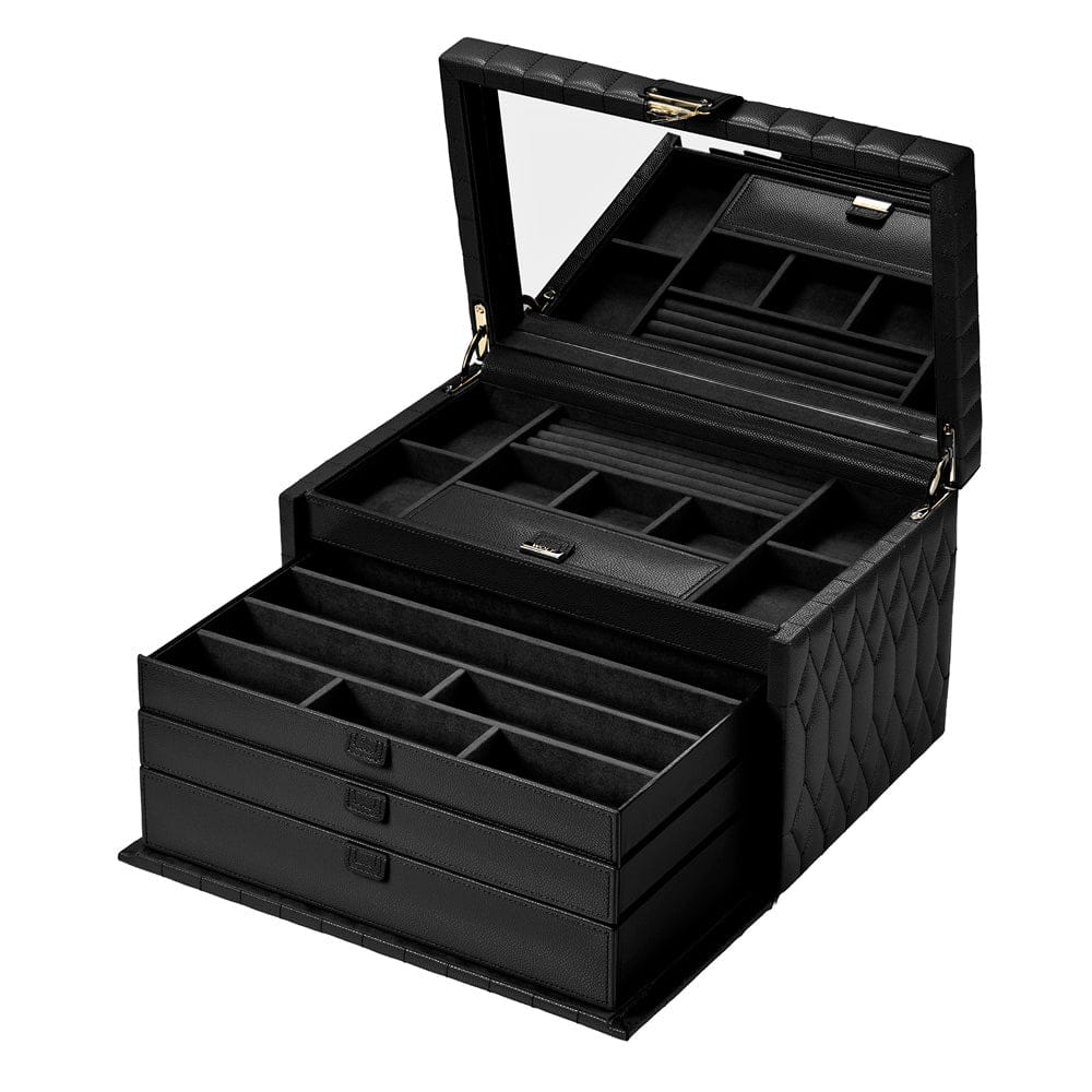 Lauren Large Jewellery Box Black 349802