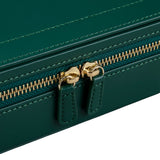 WOLF Sophia Forest Green Fruit Botanical Travel Zip Jewellery Case 397812