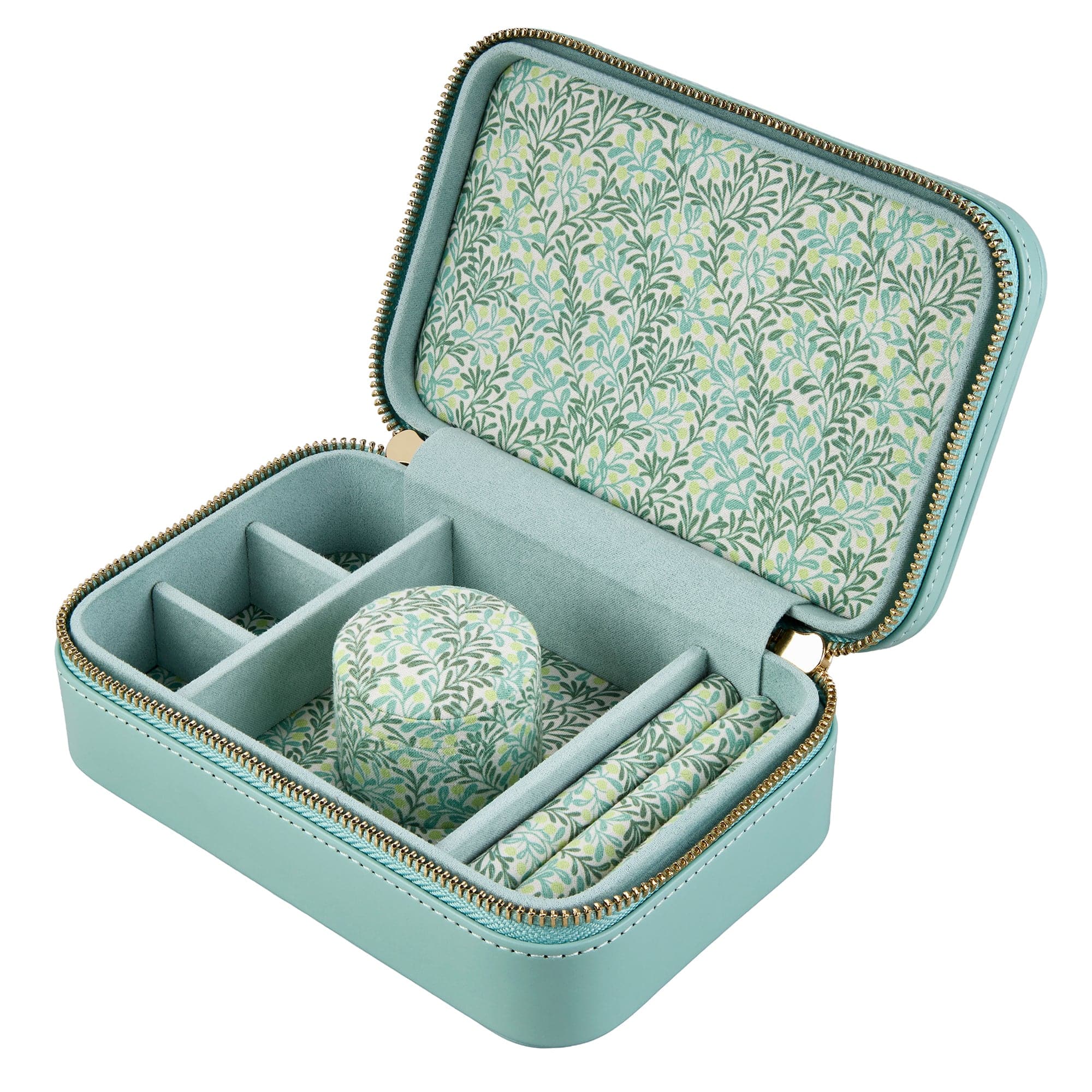 WOLF Sophia Jade Fruit Botanical Travel Zip Jewellery Case 397830