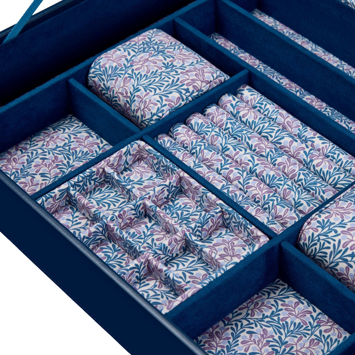 WOLF Sophia Large Jewellery Box Showing Compartments