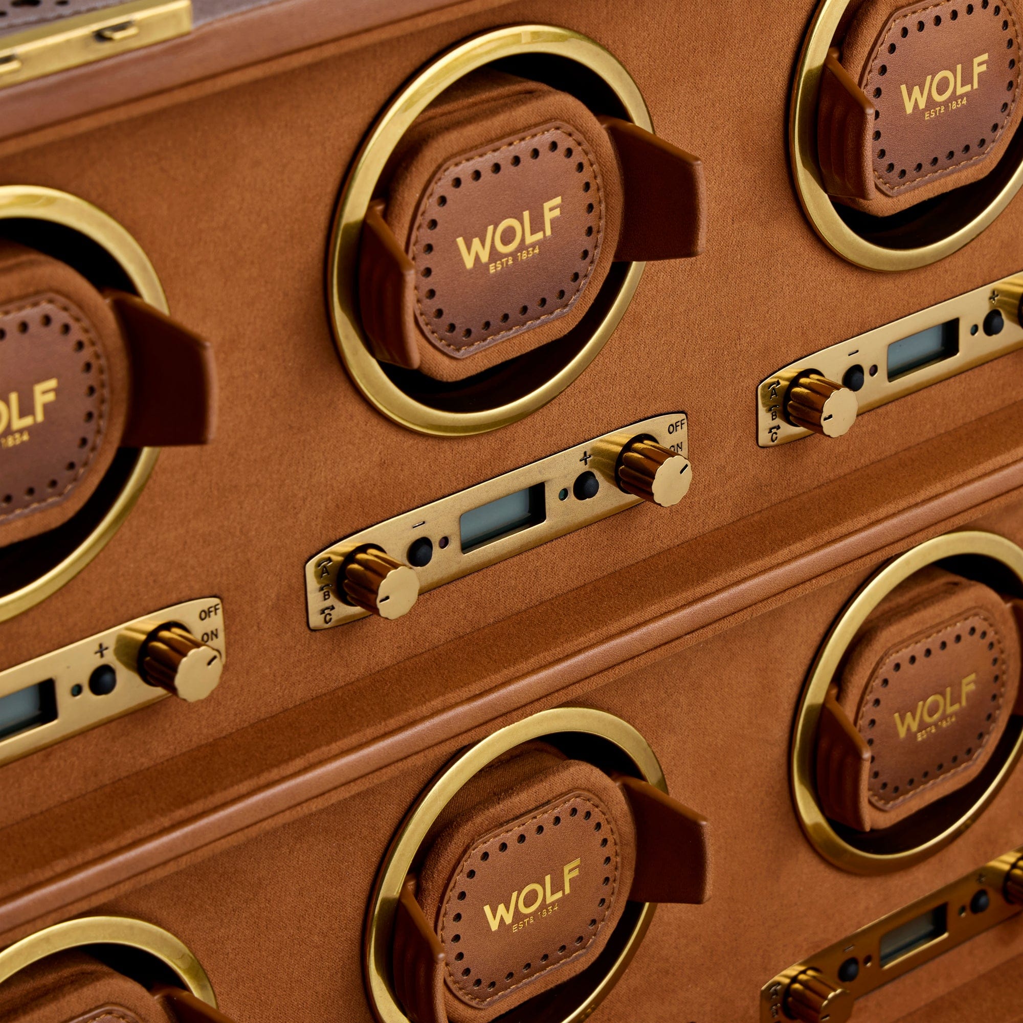 WOLF Brogue 8 Piece Watch Winder