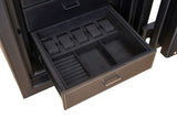 WOLF Athos 8 Piece Watch Winder and Jewellery Safe Black