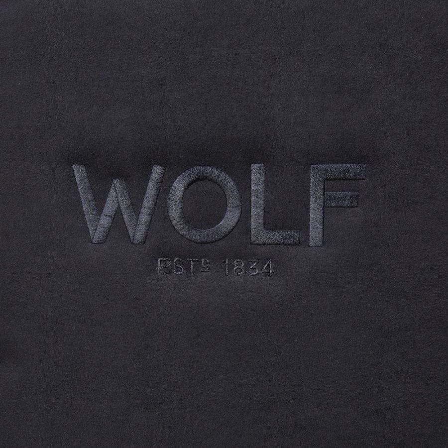WOLF Athos 8 Piece Watch Winder and Jewellery Safe Black