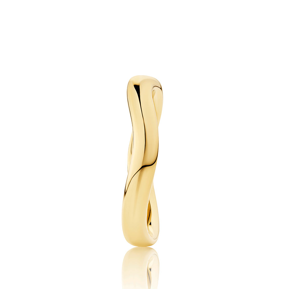 Wave Ring in 18ct Yellow Gold