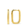 Paperclip Earrings in 18ct Yellow Gold