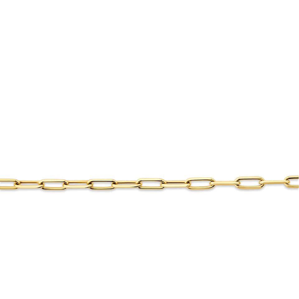 Paperclip Bracelet in 18ct Yellow Gold