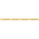Close-up detail of the Trombone Link Bracelet in 18ct yellow gold by Hardy Brothers, highlighting the polished, flexible links.