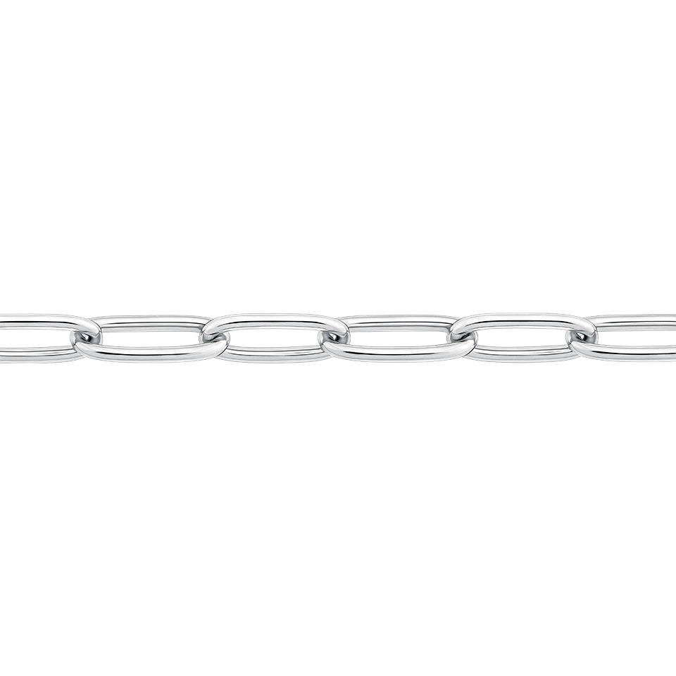 45cm Paperclip Chain in Sterling Silver