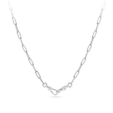 45cm Paperclip Chain in Sterling Silver