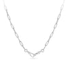 45cm Paperclip Chain in Sterling Silver