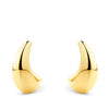 Dome Hoop Earrings in 18ct Yellow Gold