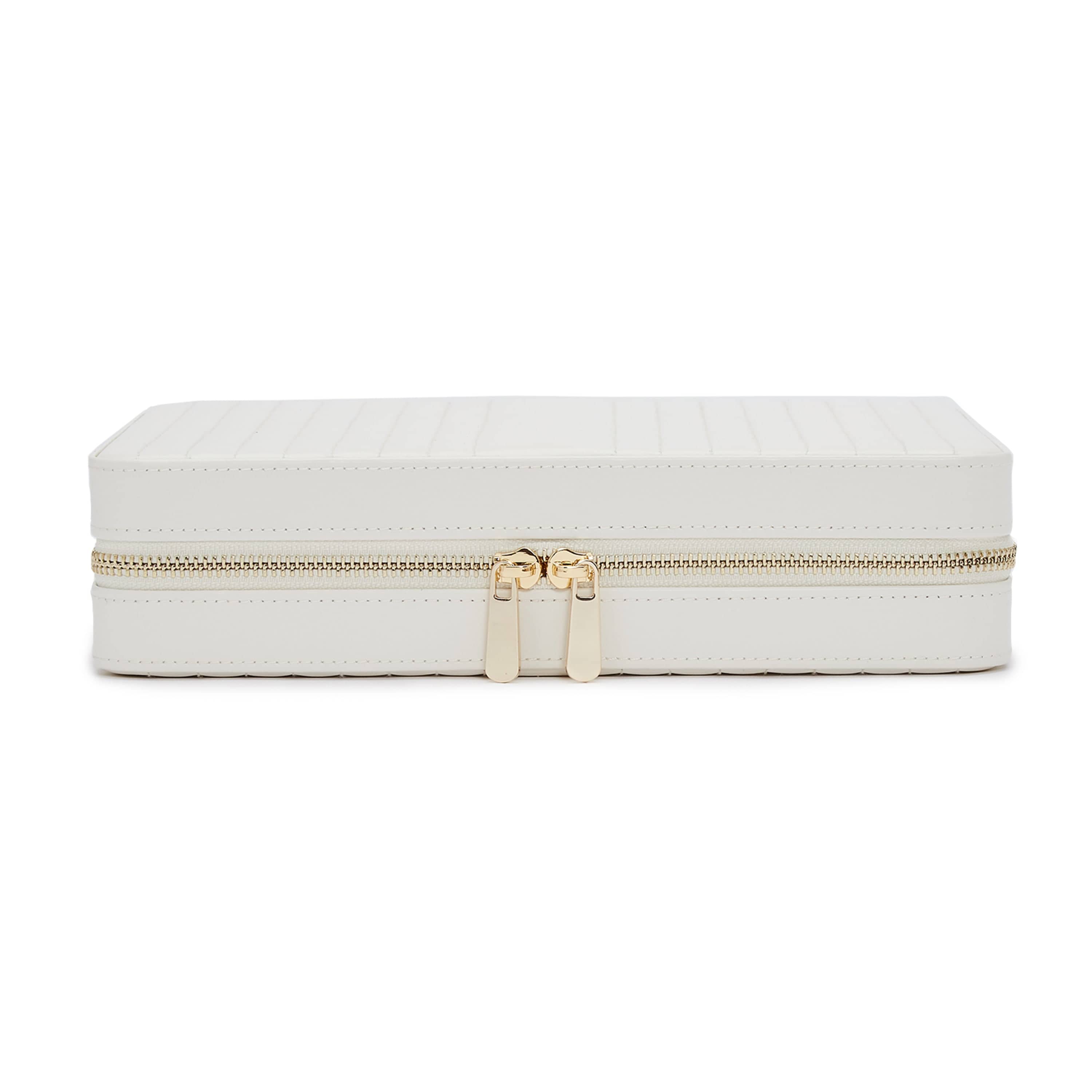 Wolf Maria White Large Zip Jewellery Case 766153