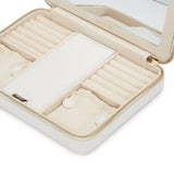 Wolf Maria White Large Zip Jewellery Case 766153