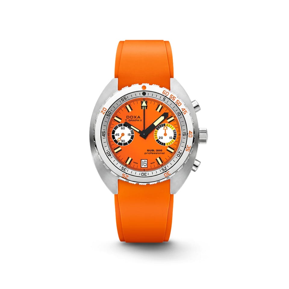 DOXA SUB 200 T-GRAPH II Automatic Chronograph 42mm Watch 806.10.351.21