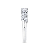 1.47 Carat Marquise Cut Diamond Half Eternity Ring in 18ct White Gold