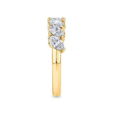 1.47 Carat Marquise Cut Diamond Half Eternity Ring in 18ct Yellow Gold