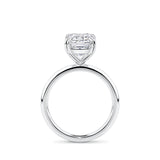 5.02 Carat Emerald Cut Solitaire Engagement Ring in 18ct White Gold