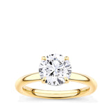 2.00 Carat Round Brilliant Cut Solitaire Engagement Ring in 18ct Yellow Gold