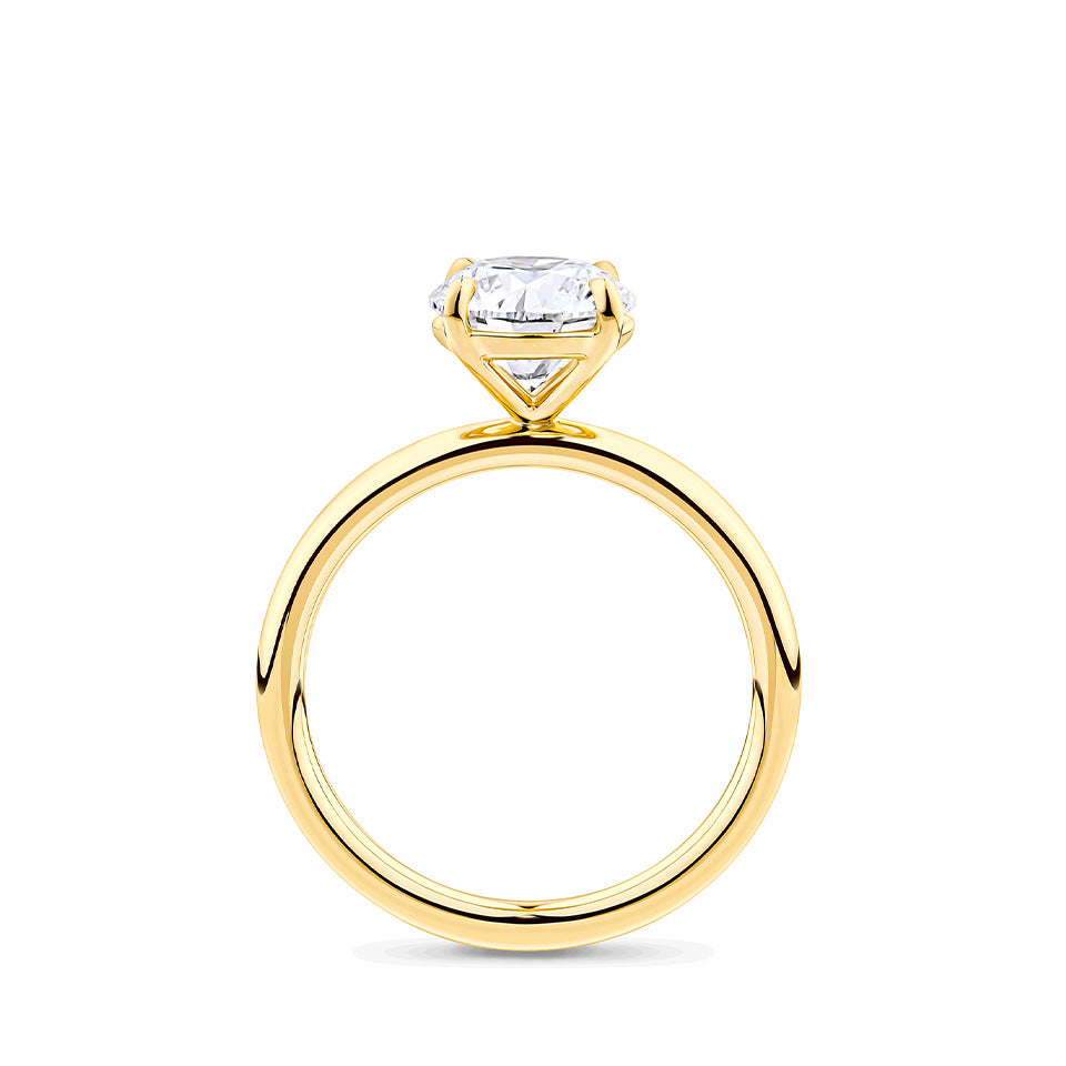 2.00 Carat Round Brilliant Cut Solitaire Engagement Ring in 18ct Yellow Gold