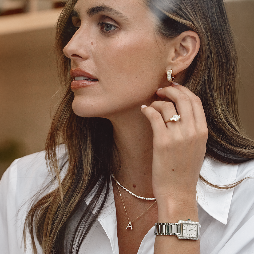 2.42 Carat Cushion Cut Trilogy Engagement Ring in 18ct Yellow Gold