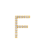 Initial Diamond Pendant in 18ct Yellow Gold