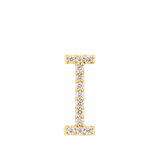 Initial Diamond Pendant in 18ct Yellow Gold