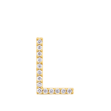 Initial Diamond Pendant in 18ct Yellow Gold