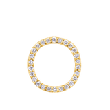 Initial Diamond Pendant in 18ct Yellow Gold
